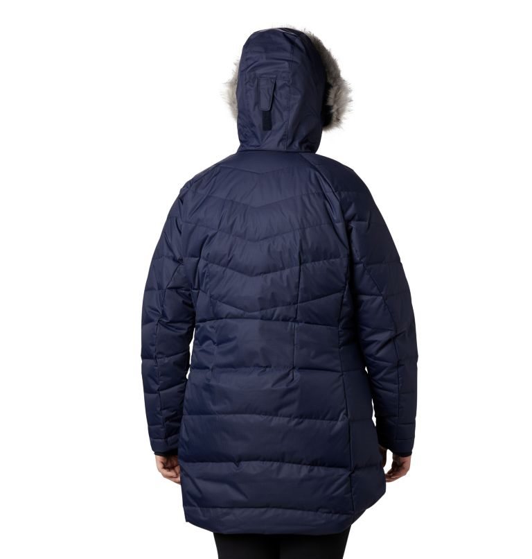 Women's Columbia Lay D Down II Mid Jackets Navy | Plus Size CA-F8A61